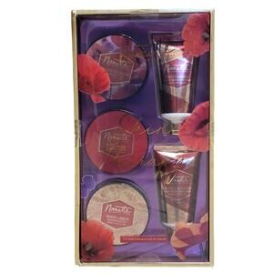 Nanette Lepore Skin Therapy Set Hand Cream Body Butter Orange‎ Rose Amber Gift